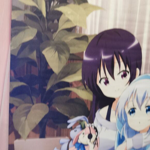 Is the Order a Rabbit Tapestry Cocoa Chino Wall Scroll Art Poster Japan Manga - Picture 7 of 10